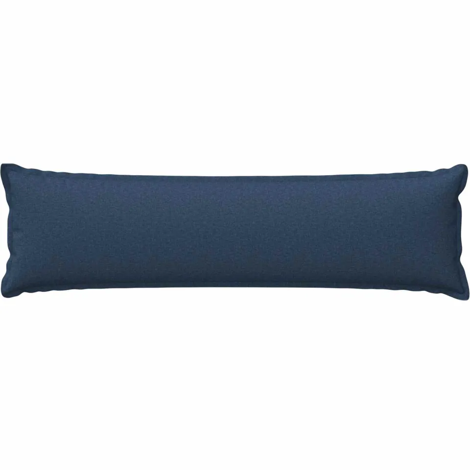vidaXL Kussensloop 2 st HOUTEN Blauw 40 x 145 cm Faux Linnen