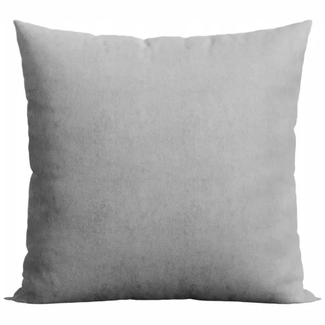 Markizeta Decoratieve Kussenhoes 40x40 cm Velours - Koel Grijs, Glad