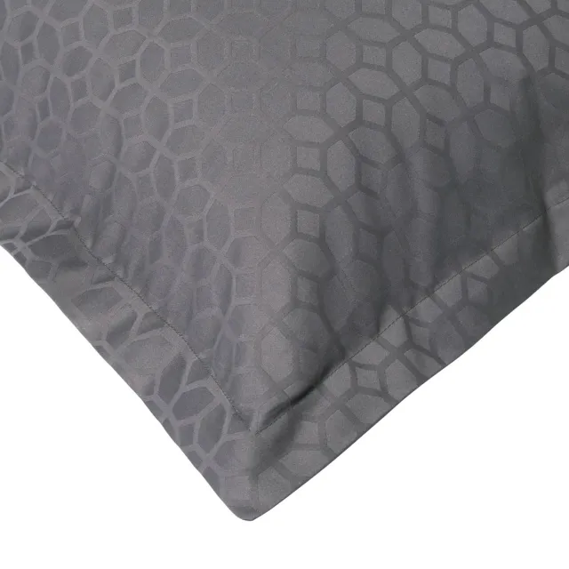 TEMPUR Home by TEMPUR® Kussensloop 60 x 50 cm – Antraciet – Katoensatijn – Strijkvrij – Geschikt Voor Droger
