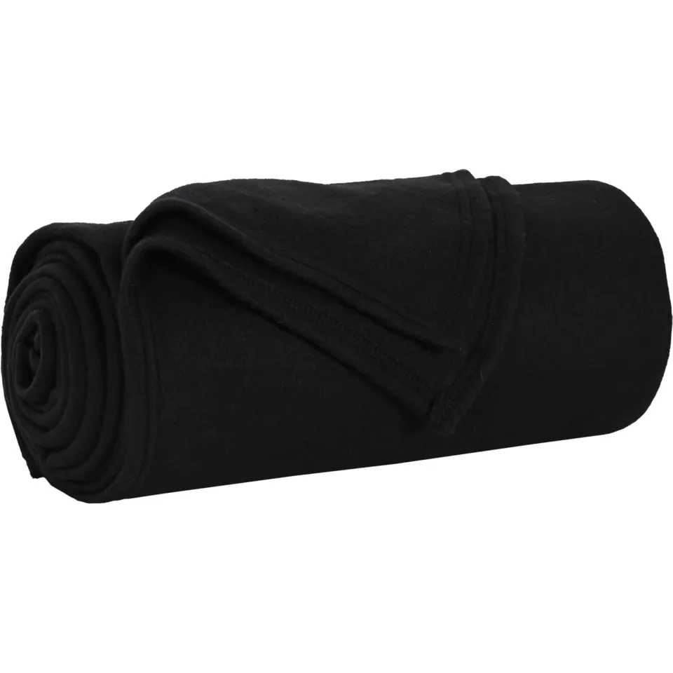 vidaXL plaid Zwart 170 x 130 cm 0,33 kg Fleece