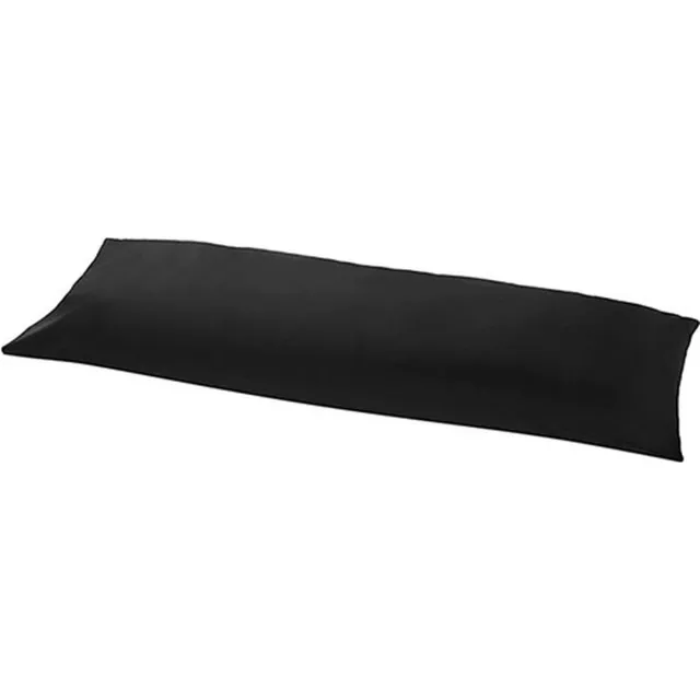 Beau Maison Body Pillow Sloop Zwart - 100% Perkaal Katoen - Lichaamskussensloop Zwart - 40x145 cm