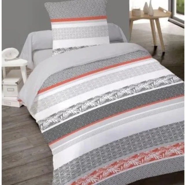 Better Nights 1-Persoonsdekbedovertrek katoen Philo 140x200 met 1 kussensloop 65x65 grijs