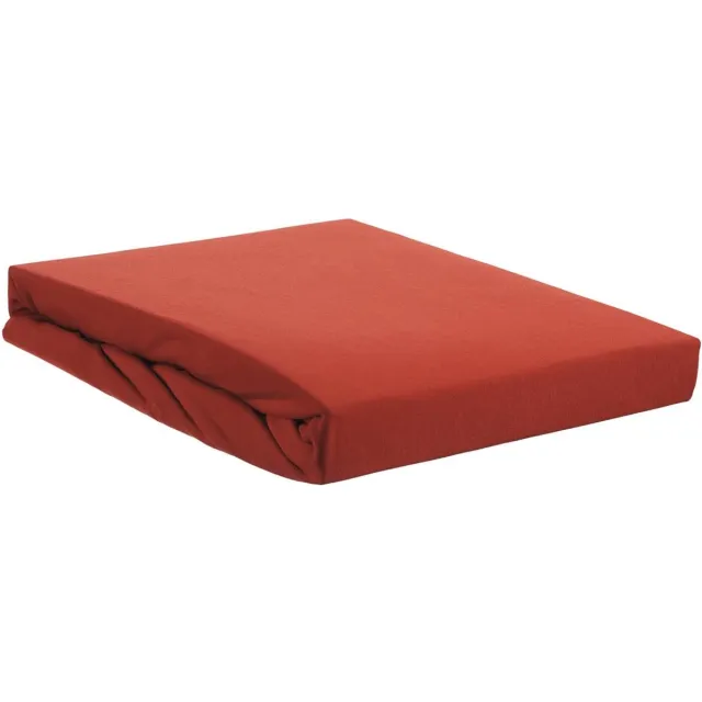 Beddinghouse Jersey Lycra - Splittopper Hoeslaken - 180x200/210/220 - Koraalrood