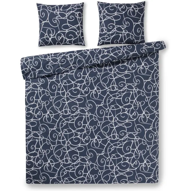 Day Dream Taco - dekbedovertrek - lits-jumeaux - 240 x 200/220 - Navy