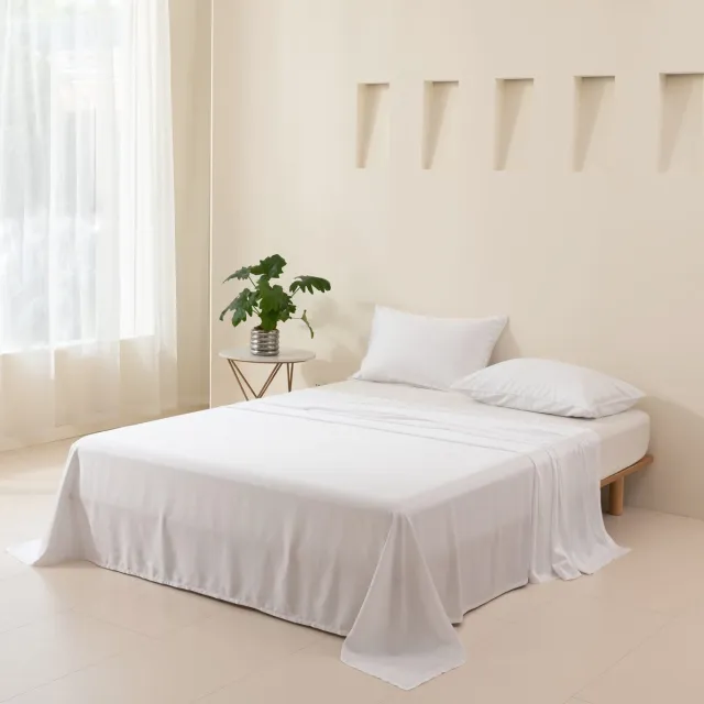 Wit Bamboe Laken – 100% Natuurlijk Bamboe – 400 TC – Ademend & Temperatuurregulerend – Koel en Zijdezacht Boomba Bamboo®, foto 3