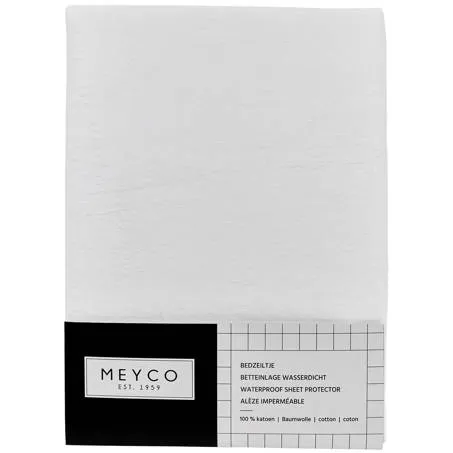 Meyco molton bedzeil wit