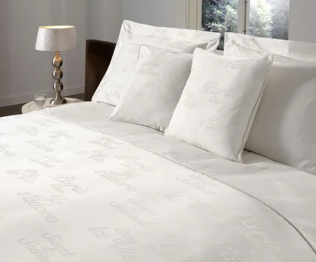 Descanso dekbedovertrek - Naturel - 1-persoons (140x200/220 cm + 1 sloop) ecru
