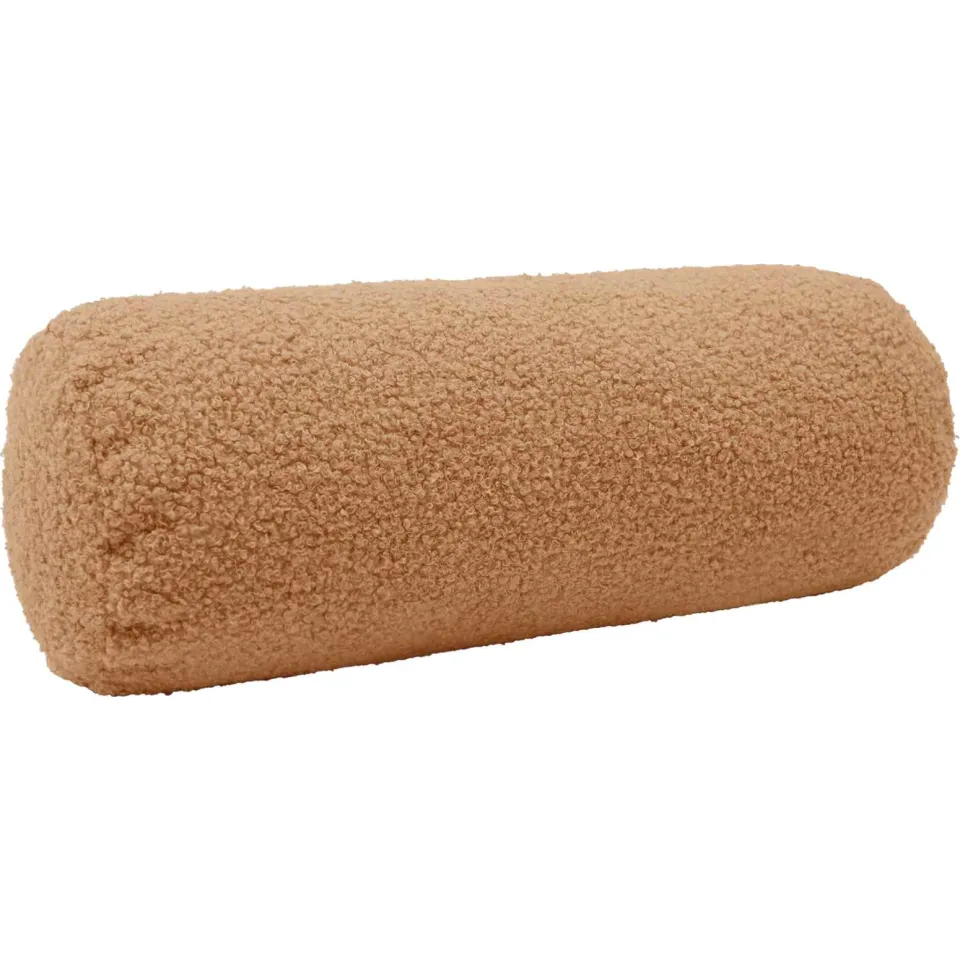 vidaXL Kussensloop 6 st HEERLEN Beige Ø 15 x 40 cm Bouclé
