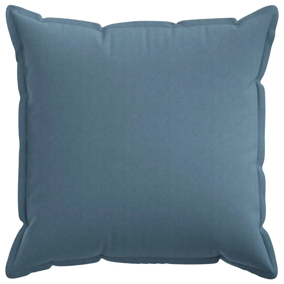 vidaXL Kussensloop 6 st HOUTEN Jeans Blauw 55 x 55 cm Faux Linnen