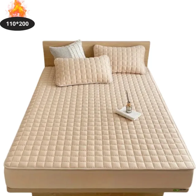 Nivard Waterdicht Hoeslaken - Beddengoed - Fitted Sheet - Bed - Khaki 110x200