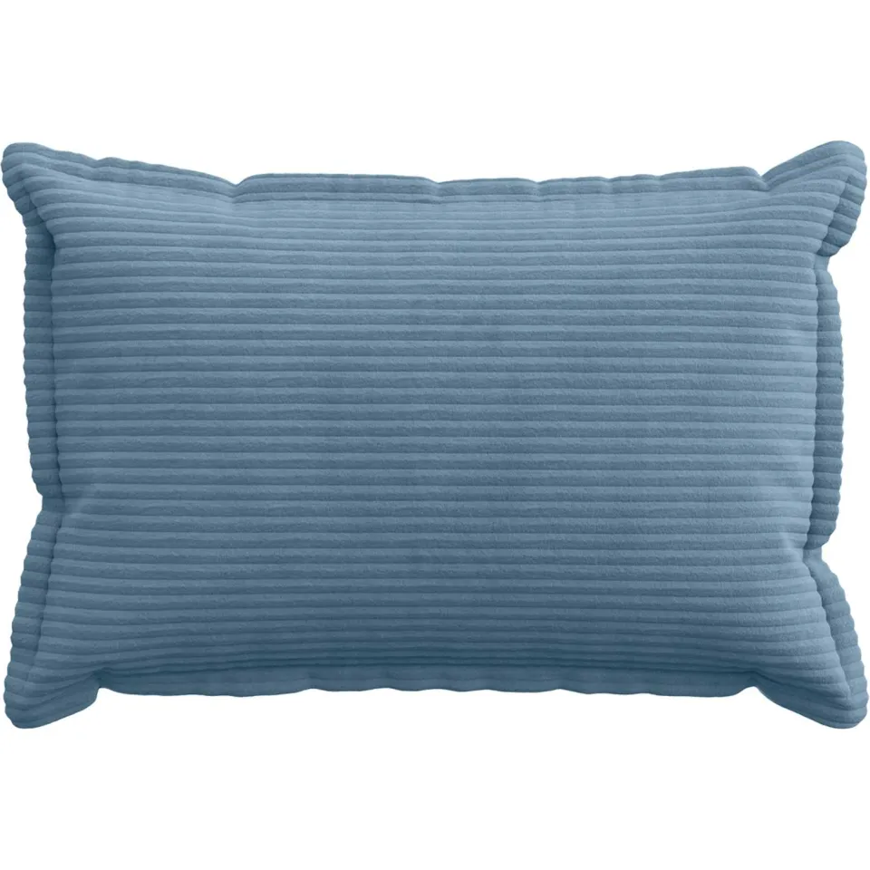 vidaXL Kussensloop 2 st HOUTEN Blauw 30 x 50 cm corduroy
