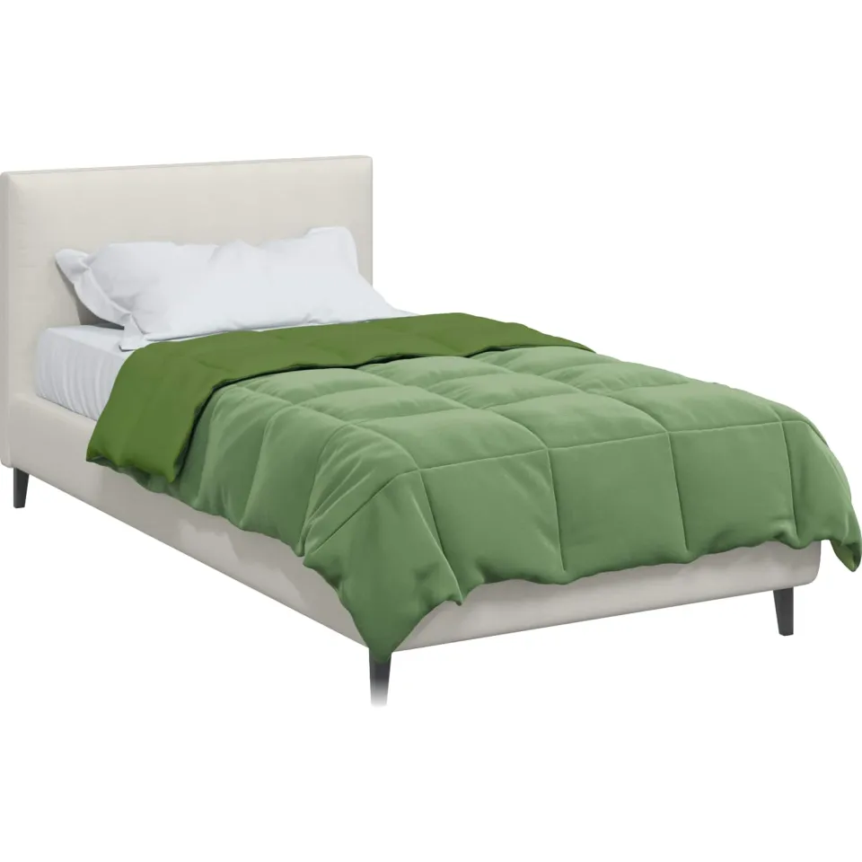 vidaXL Zomer Dekbed 140 x 220 cm Zomer Microfiber (100% polyester) groen, foto 2