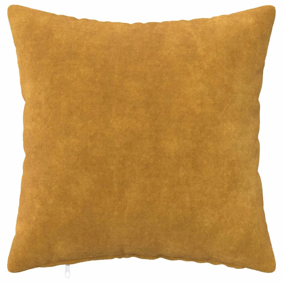 vidaXL Kussensloop 2 st HEERLEN Geel 30 x 30 cm Microfiber Fleece