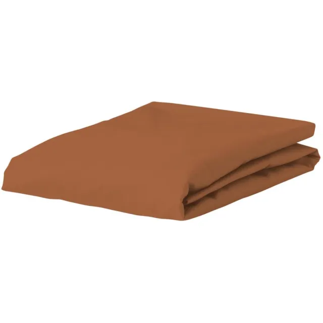 Essenza Minte Hoeslaken Leather brown - 80x200 cm
