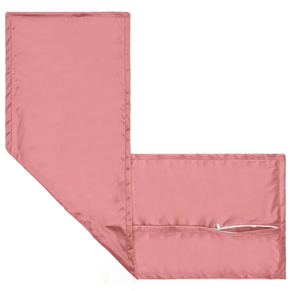 vidaXL Kussensloop HOUTEN Roze 40 x 145 cm Fluweel, foto 4