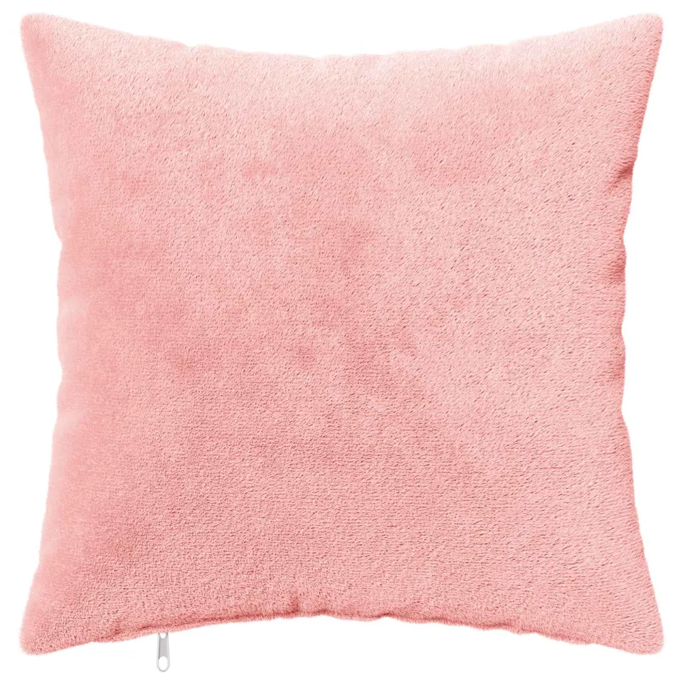 vidaXL Kussensloop 12 st HEERLEN Roze 50 x 50 cm Flanel