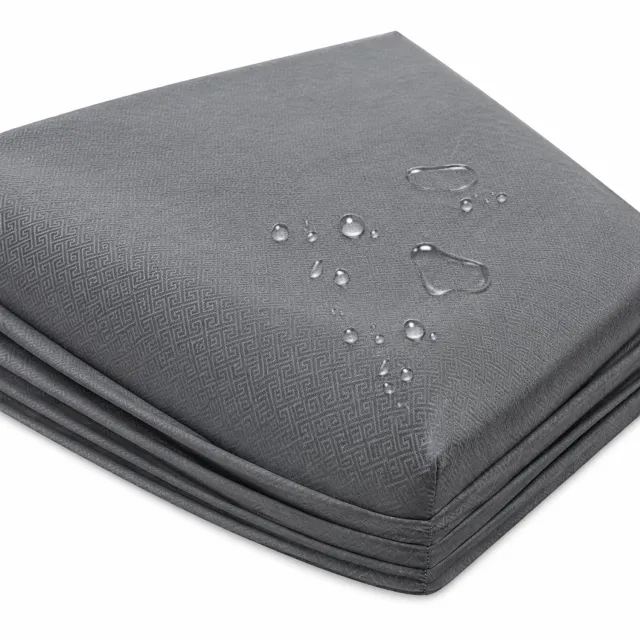 SWGOTA Donkergrijze kussensloop 48 x 74 cm - Geborstelde stof - 1 stuk - Niet waterdicht Donkergrijs