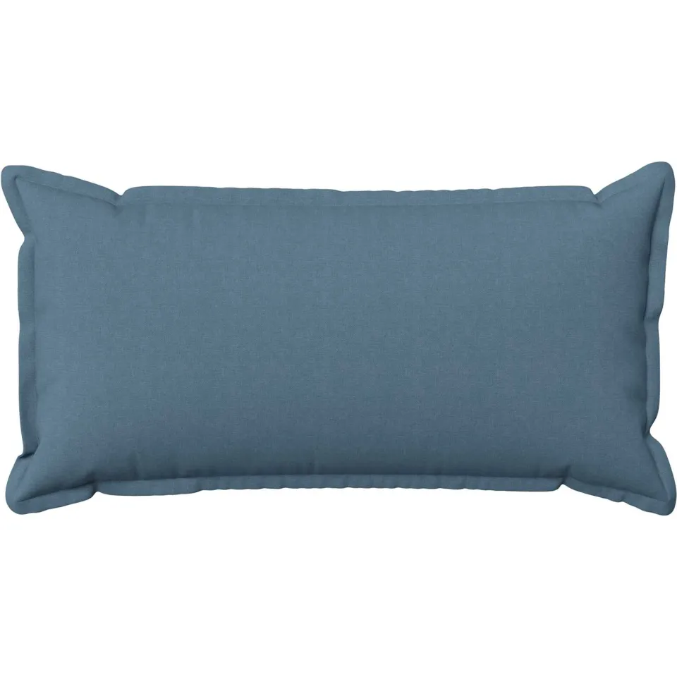 vidaXL Kussensloop 6 st HOUTEN Jeans Blauw 40 x 80 cm Faux Linnen