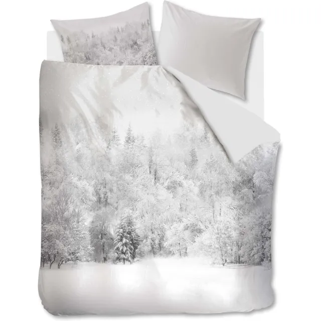 Kardol Arctic Forest Dekbedovertrek - Light Grey Grijs