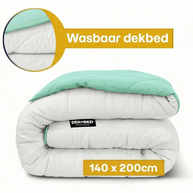 Dekbed-Discounter EazySleep Dekbed Zonder Overtrek 140 x 200 cm - Warmteklasse 3-4 - Wasbaar op 40 graden - Wasbaar dekbed - Cool Touch Technology