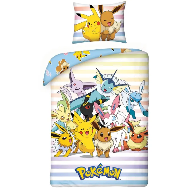 Pokémon Dekbedovertrek Catch 'Em All 140 x 200 cm - polyester Multi