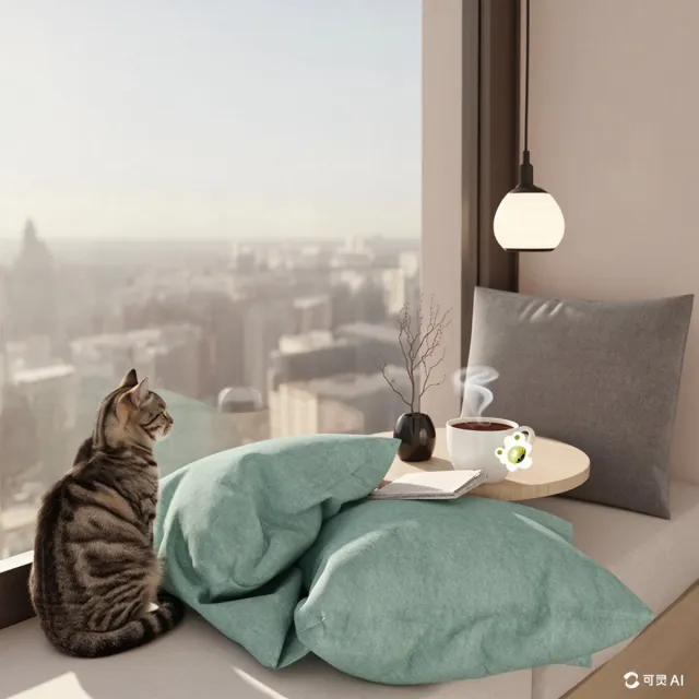 Jaquet Bedding Gewassen Katoen Dekbedovertrek Set – 3-delig – 2-persoons 155/160×200 cm – Zacht en Ademend – Inclusief Kussensloop – Wasbaar-Roze