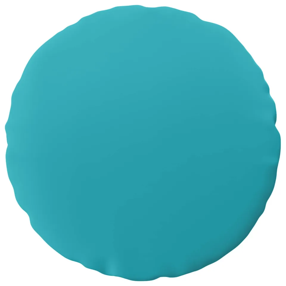 vidaXL Kussensloop 2 st HEERLEN Turquoise Dia. 50 cm Polyester, foto 4