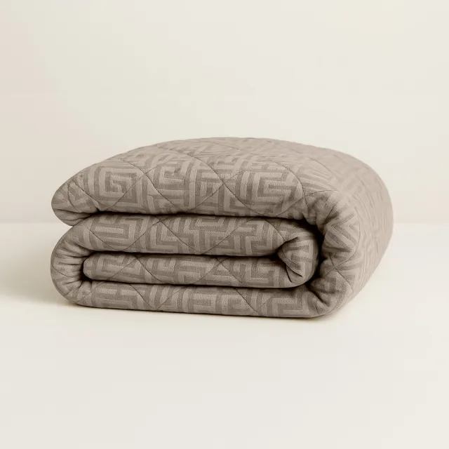 Y-not® YNOT Dreambed - Snake Skin Taupe - 140x200 - Eenpersoonsdekbed - Dekbed Zonder Overtrek - Wasbaar Hoesloos Dekbed - 30 dagen proefslapen - Dekbed met vaste overtrek