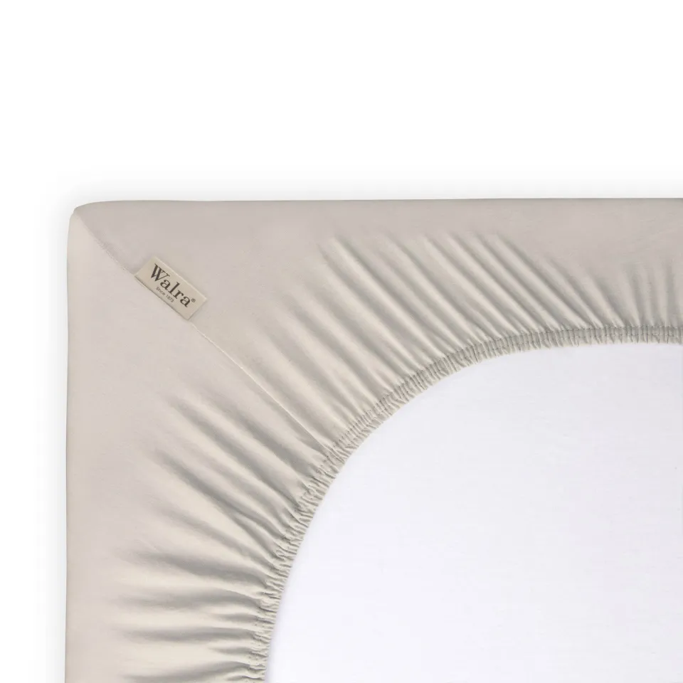 Walra katoenen hoeslaken boxspring zand, foto 5
