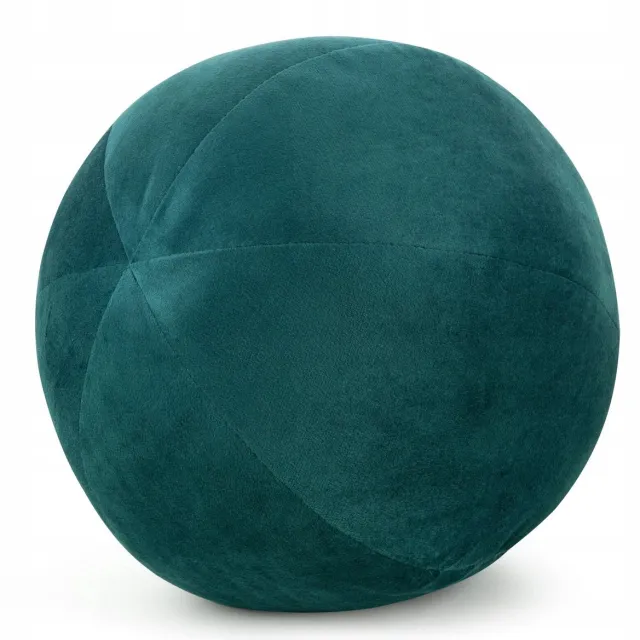 Eurofirany Gaja Decoratieve Kussenbol Donker Turquoise 24cm