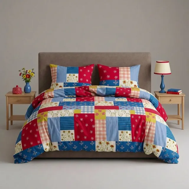 Dreamhouse Dekbedovertrek Linda blauw 240x200/220cm
