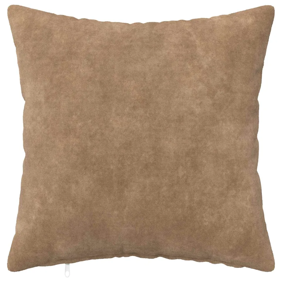 vidaXL Kussensloop 12 st HEERLEN Taupe 40 x 40 cm Microfiber Fleece