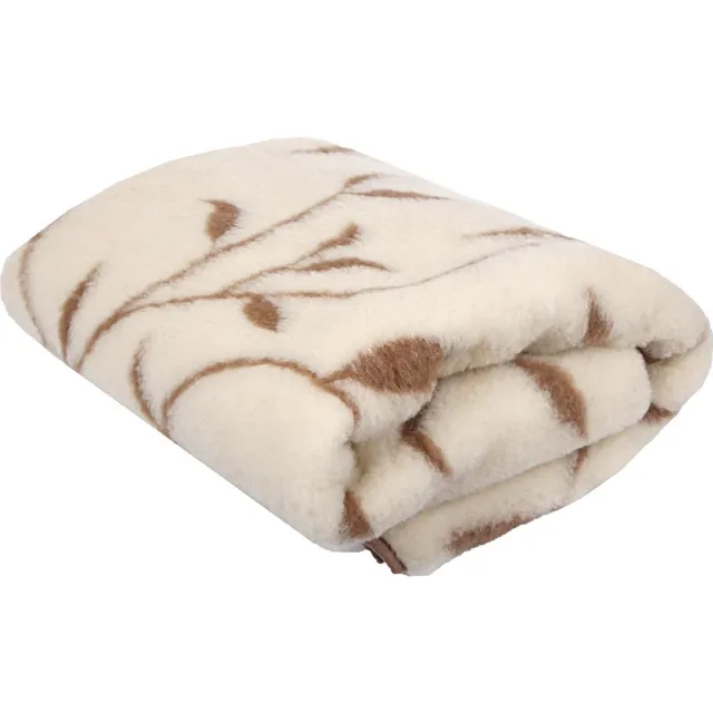 OnceDoce® Wollen Dekbed 200x220cm in 100% zuivere Australische Merino scheerwol DUBBELE DIKTE 1100 g/m² Woolmark-certificaat crème bruin