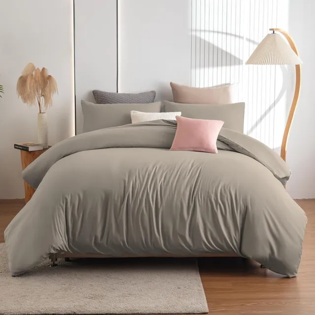 Famanu Beddengoedset 220 x 240 cm - Zorgt voor een comfortabele nachtrust - Zacht materiaal - Rood