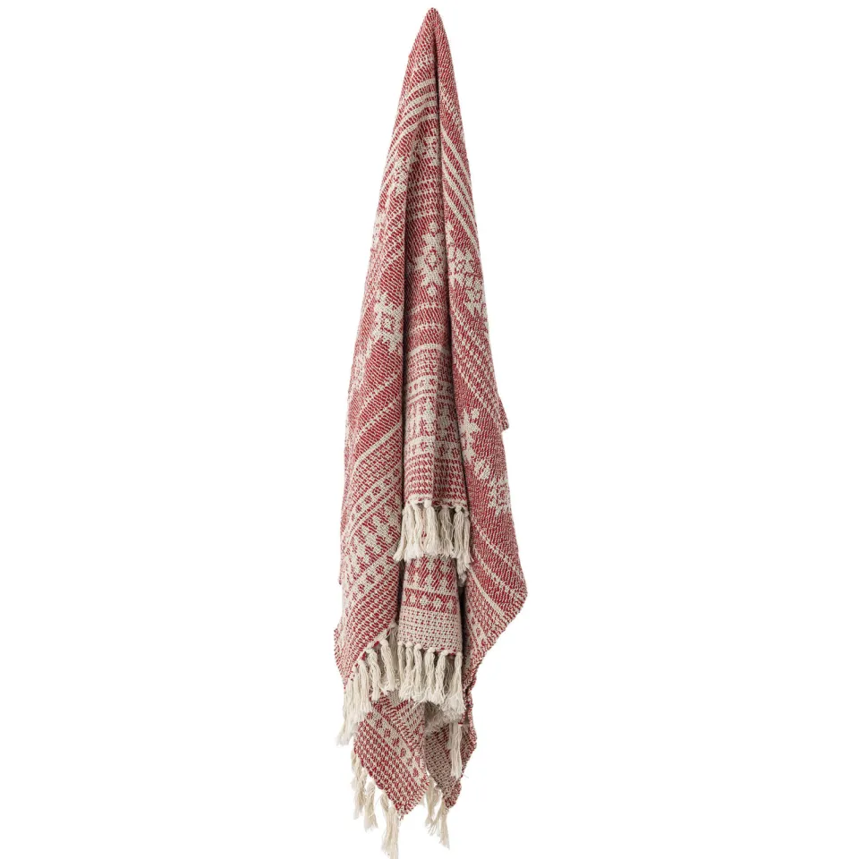Bloomingville Oia plaid rood, foto 3