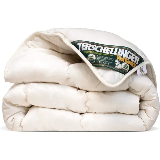 Terschellinger Wolweelde Terschellinger - Winter wollen dekbed - 100% IWS Zuiver Scheerwollen Enkel Dekbed - 200x200 cm Creme