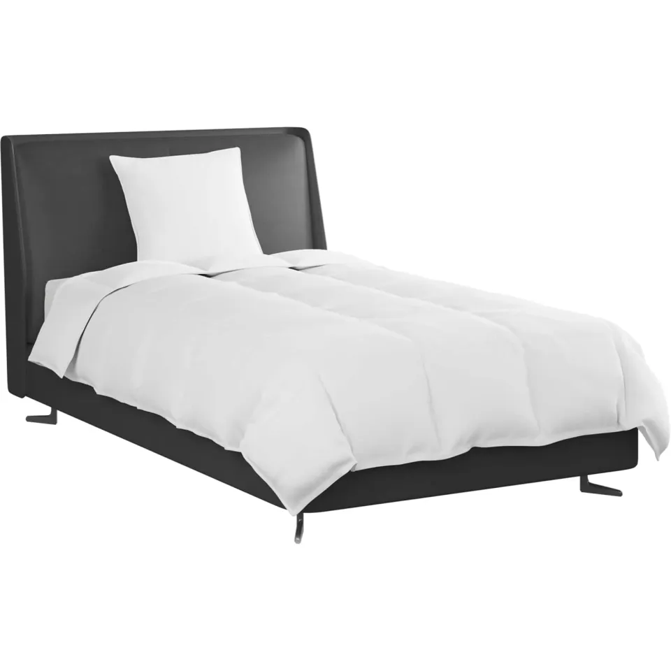 vidaXL Winter Dekbed met kussen 2 st Wit Donsveertjes, foto 2