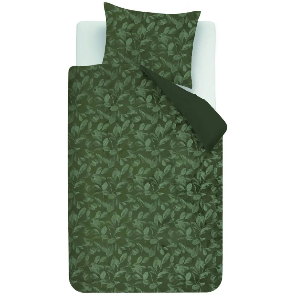 Riviera Maison velours dekbedovertrek 140x220 olijfgroen Olive Green