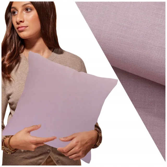 LOZKOHOLICY.PL Belluno Katoenen Kussensloop 40x40 cm met Rits - Zacht en Ademend Roze