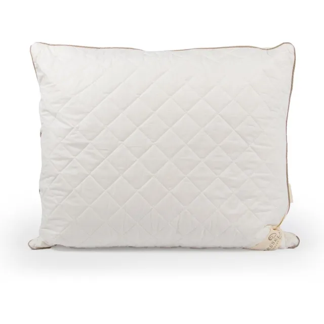 Tesselaer Wollen Hoofdkussen - 60x70cm - Zuivere Texelse Scheerwol - Hoofdkussen slaapkamer Beige