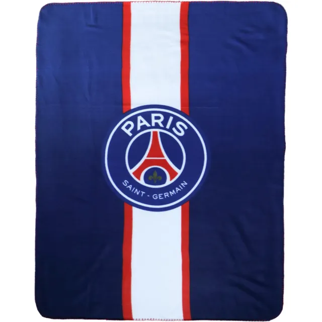 Paris Saint Germain Fleeceplaid, Parc des Princes - 110 x 140 cm - Polyester Blauw