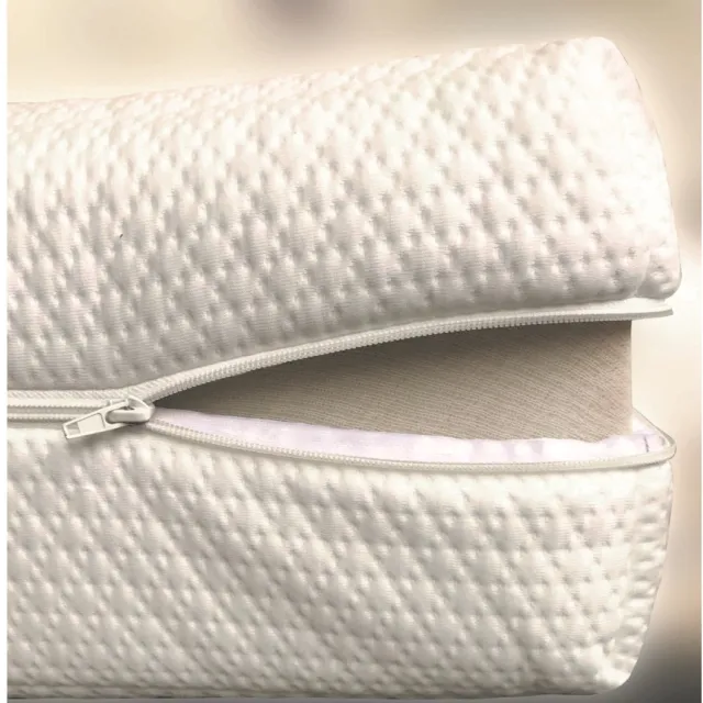 MatrasDirect Matrashoes de Luxe met rits 16 t/m 18 cm - 180x220 Wit