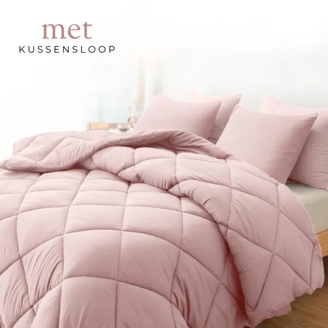 Sleep comfy Deluxe 2-in-1 All Year Dekbed - 200x220 cm - Potpourri - met 2 Kussenslopen 60x70 cm - Dekbed zonder overtrek - Ademend & Anti Allergie - Hoesloos Dekbed - Stijl, Comfort en Innovatie voor Elke Dag & Nacht - Camping & In de Caravan