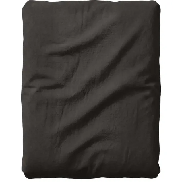 Essenza Fine Organic Jersey Topper Hoeslaken Antraciet - 140-160 x 200-220 cm