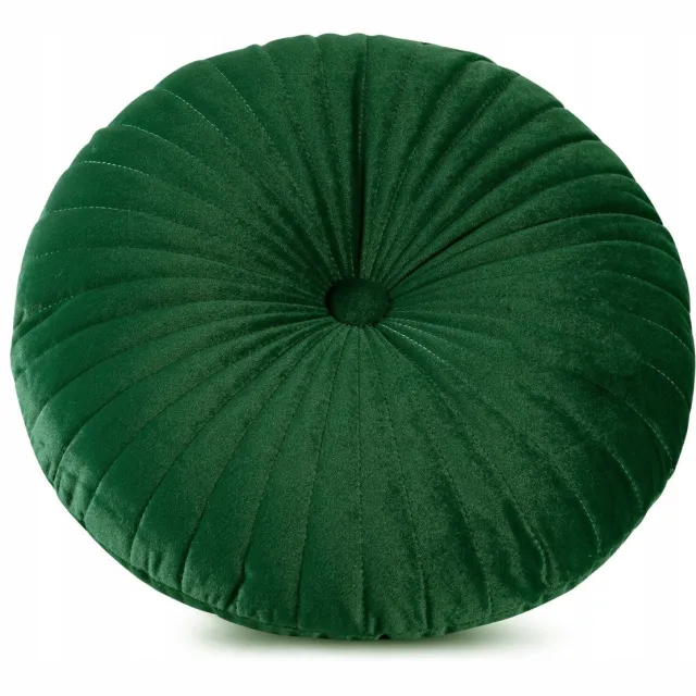 Eurofirany Decoratieve Kussensloop Fluweel Donkergroen 68x40 cm