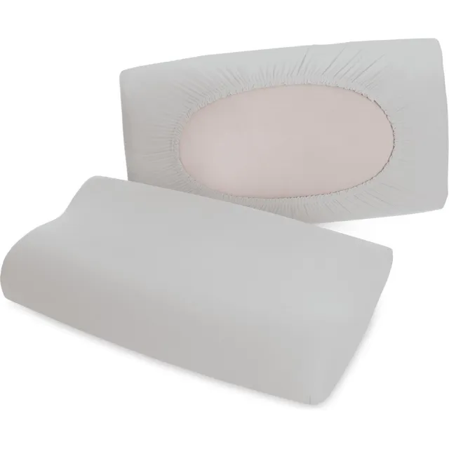 schlafgut Pure flexible Kussensloop S-XL 511 Grey Light Grijs