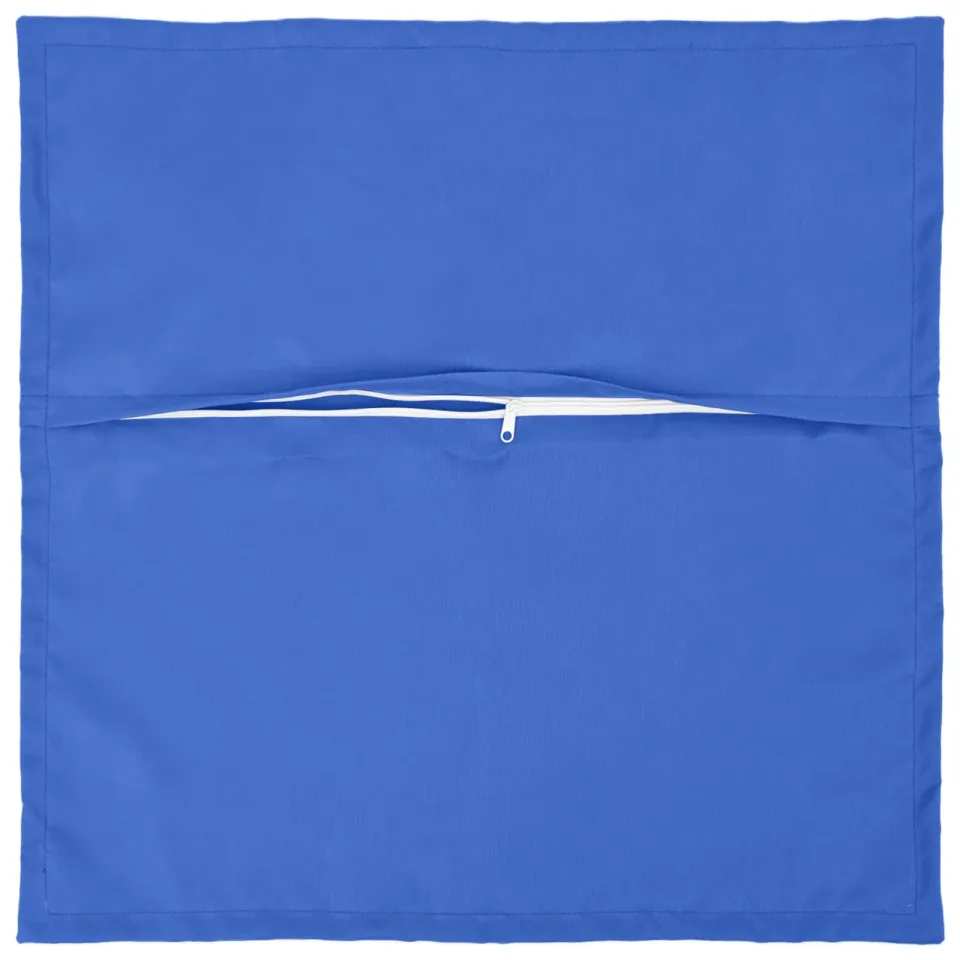 vidaXL Kussensloop 2 st HOUTEN Koninklijk Blauw 55 x 55 cm Polyester, foto 4