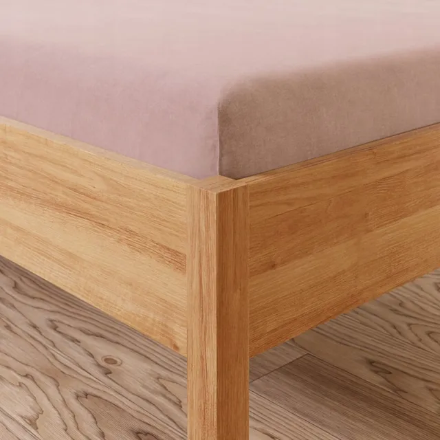 Markizeta Jersey Hoeslaken met Elastiek - Roze (25cm Matrashoogte)