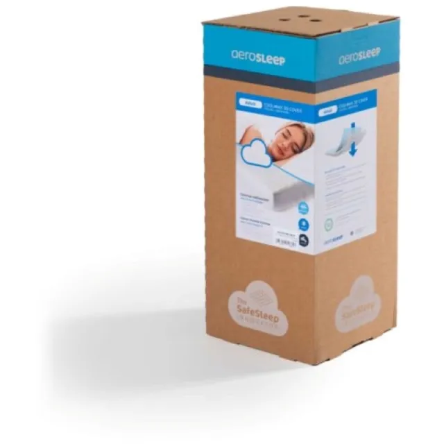 AeroSleep Coolmax matrasbeschermer 180/220 Wit