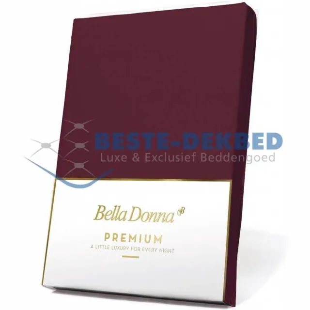 Formesse Bella Donna Premium Jersey Hoeslaken - Cabernet (0033) rood